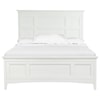 Magnussen Home Heron Cove Bedroom King Panel Bed with Storage Rails