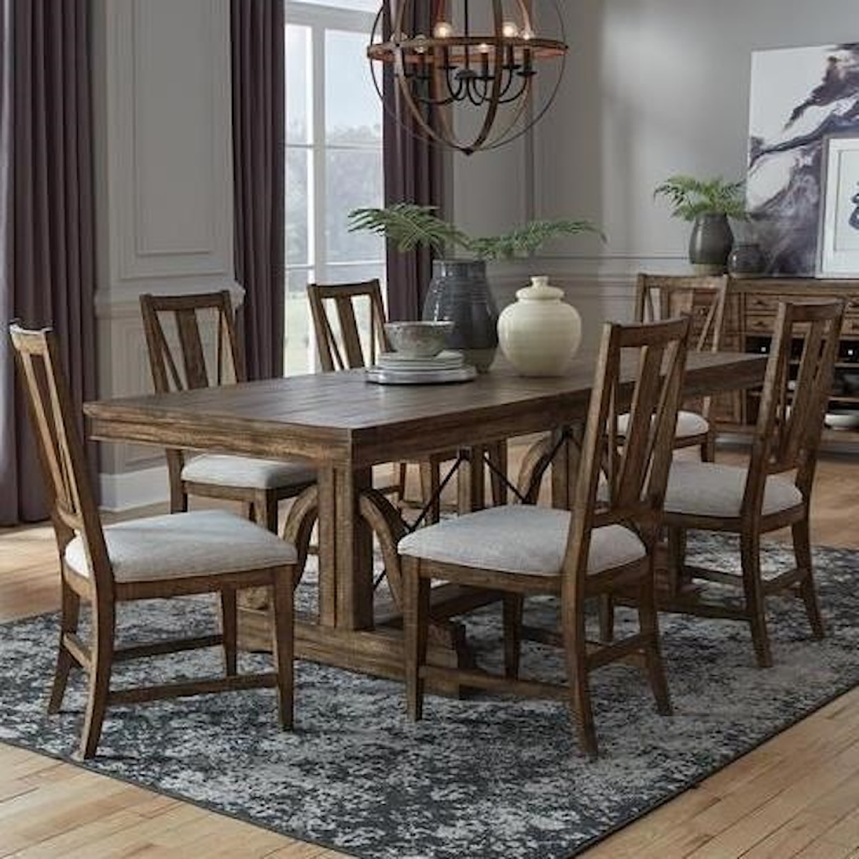 Magnussen Home Bay Creek Dining 7-Piece Dining Set