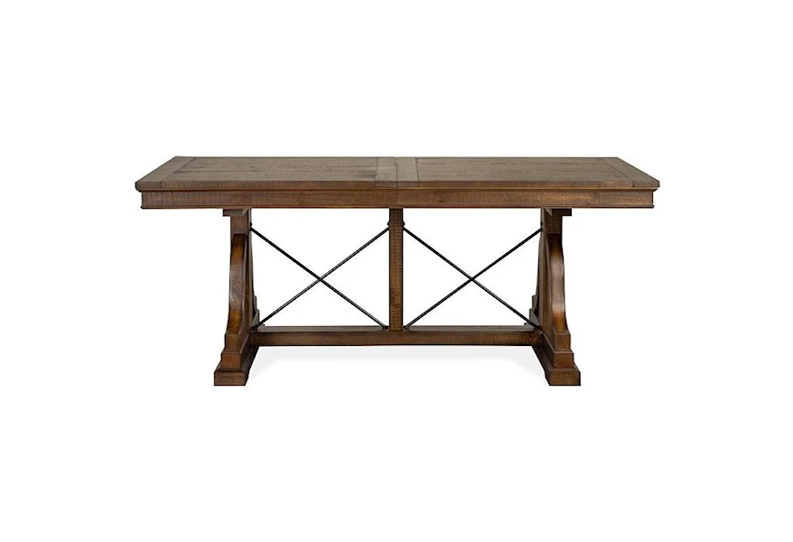 Bay Creek Dining Dining Trestle Table by Magnussen Home at Howell Furniture