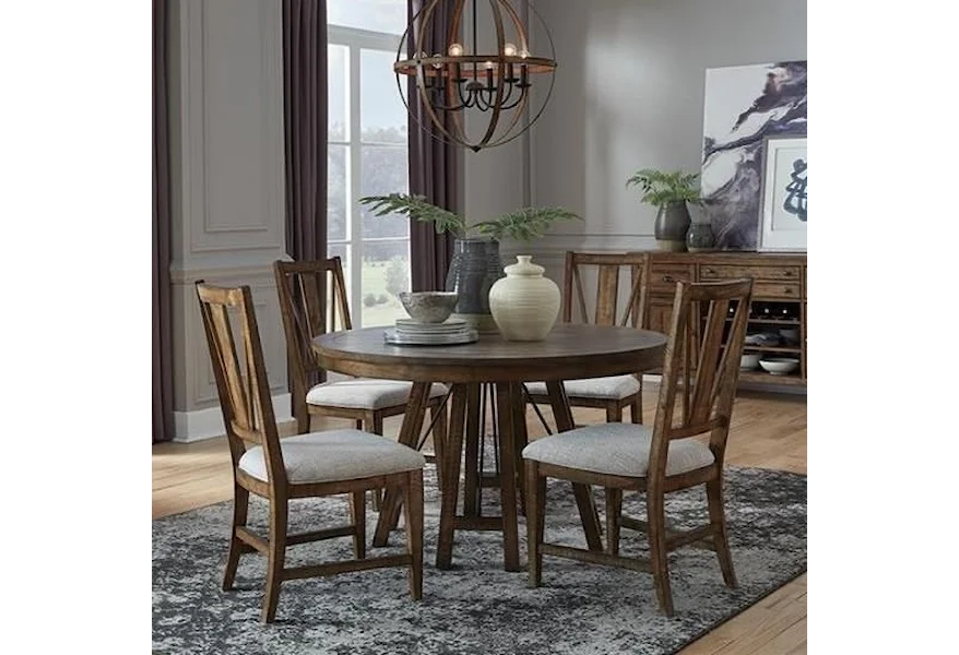Bay Creek Dining 5-Piece Dining Set by Magnussen Home at Z & R Furniture