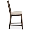 Magnussen Home Westley Falls Dining Counter Chair w/ Upholstered Seat