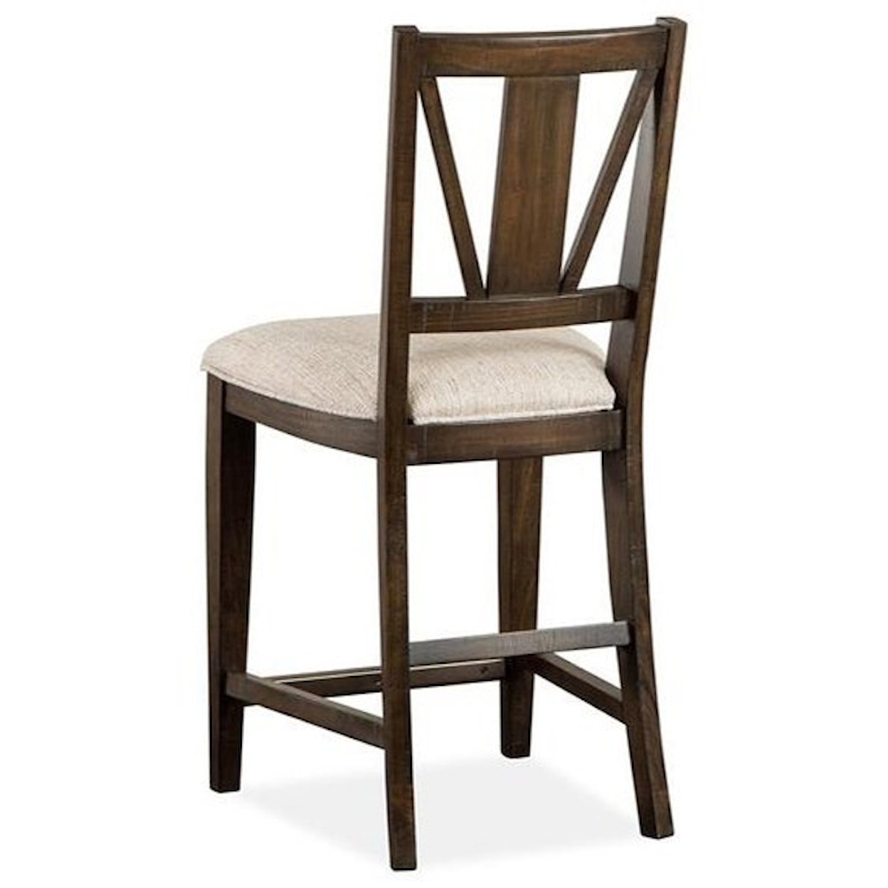 Magnussen Home Westley Falls Dining Counter Chair w/ Upholstered Seat