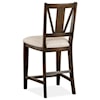 Magnussen Home Westley Falls Dining Counter Chair w/ Upholstered Seat