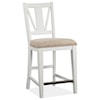 Magnussen Home Heron Cove Dining Upholstered Counter Chair