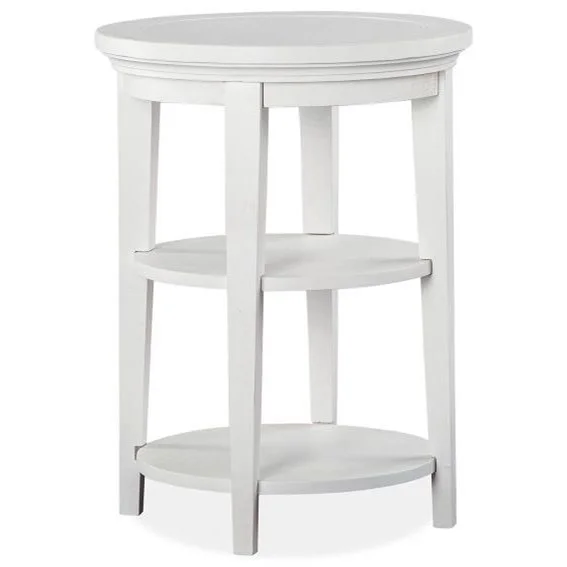 Table Magnussen Magnussen Home Heron Cove T4400-35 Round Two Tier Accent Table | Howell ...