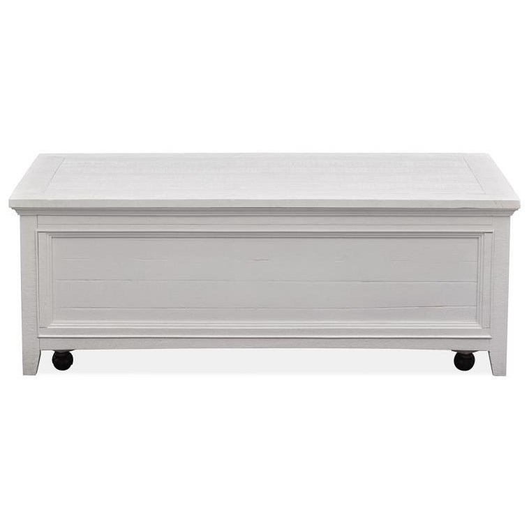 Lift Top Storage Cocktail Table w/ Casters