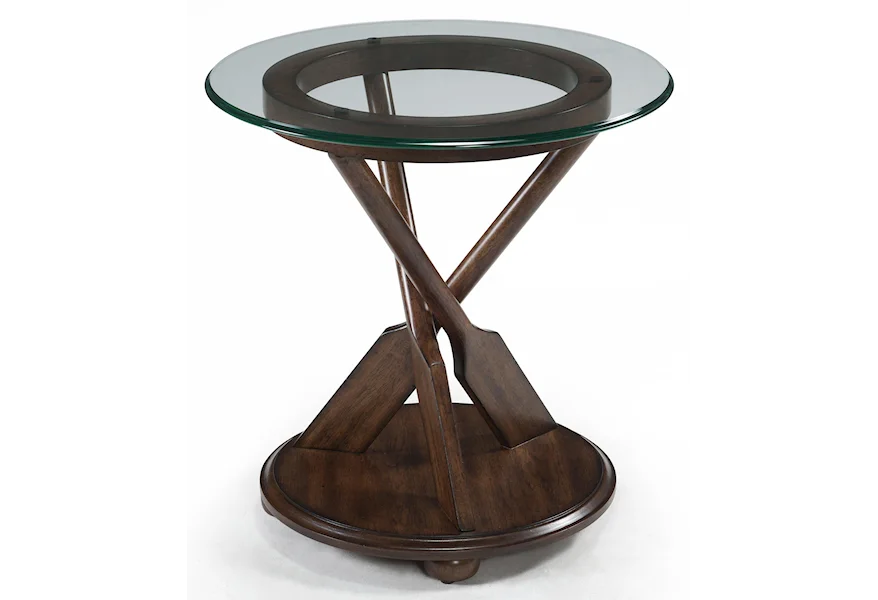 Beaufort Occasional Tables Round End Table by Magnussen Home at Reeds Furniture