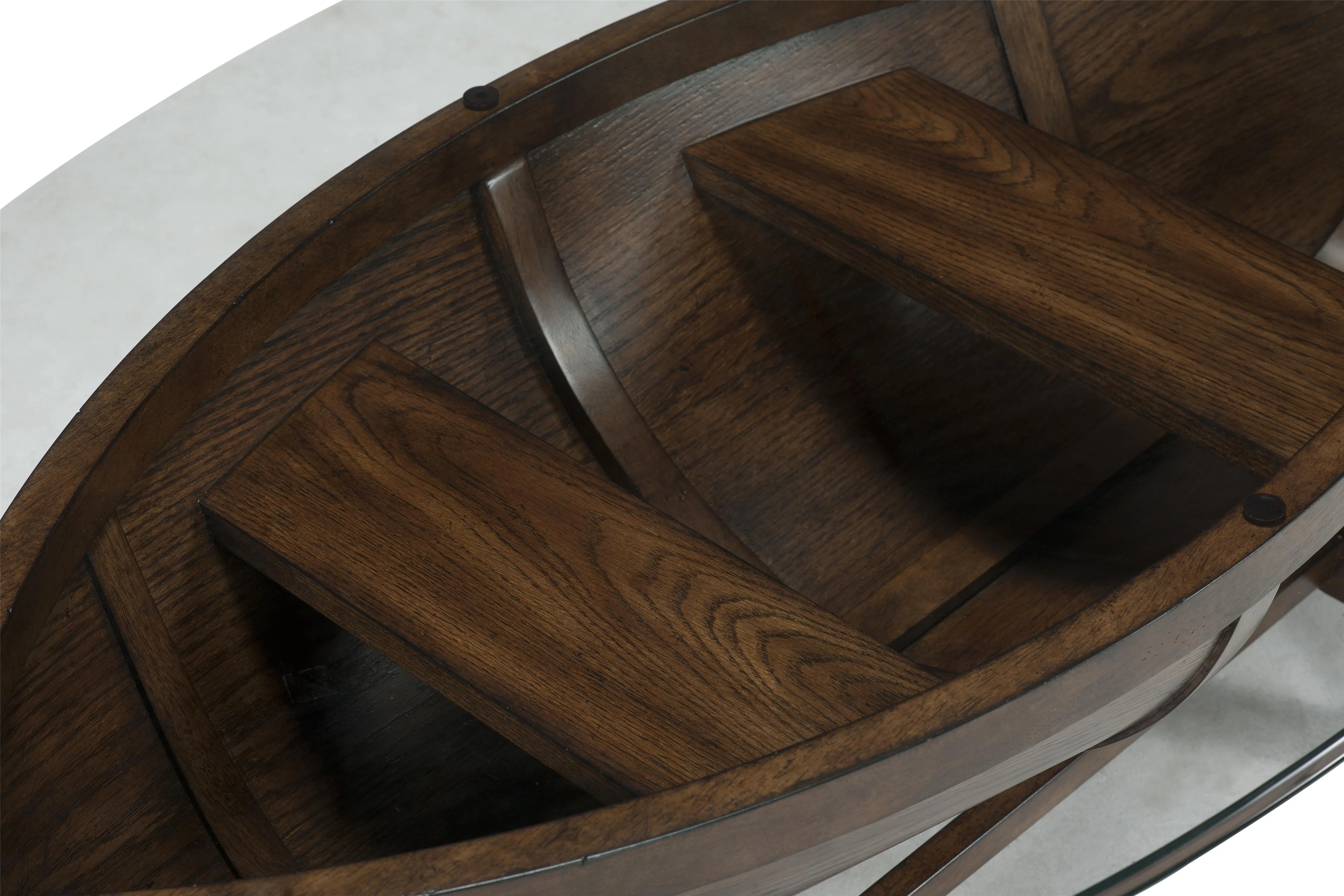 Magnussen Home Beaufort 9920531 Nautical Boat Hull Cocktail Table with ...