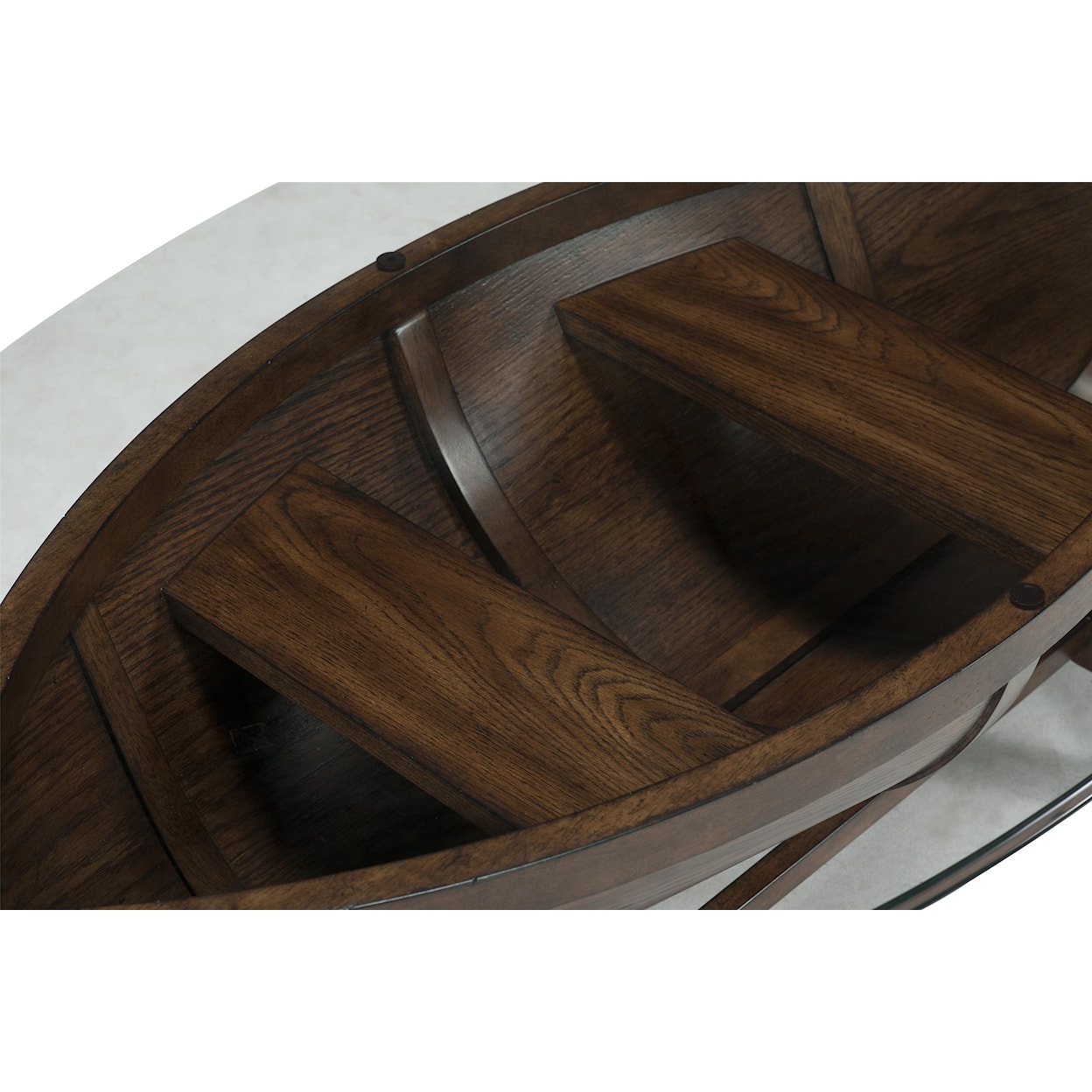 Magnussen Home Beaufort Occasional Tables Oval Cocktail Table