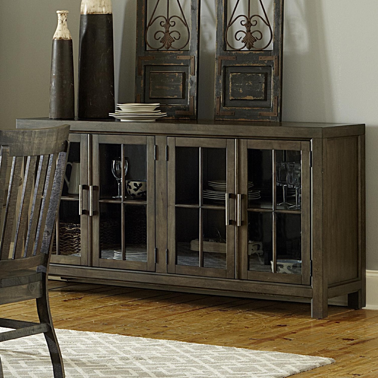 Magnussen Home Bellamy Dining Buffet Curio