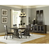 Magnussen Home Turnin Rectangular Dining Table w/ Butterfly Leaf