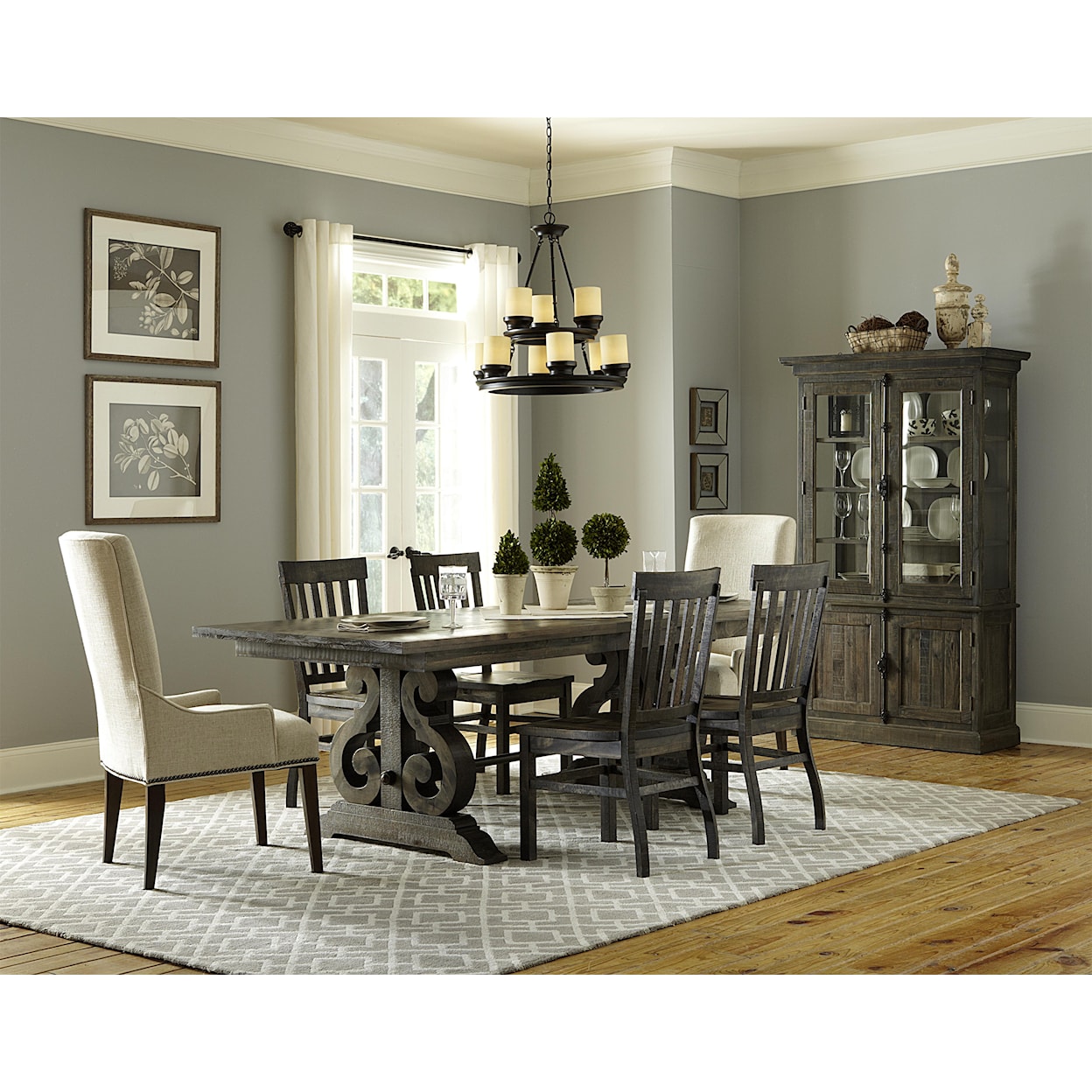 Magnussen Home Turnin Rectangular Dining Table w/ Butterfly Leaf