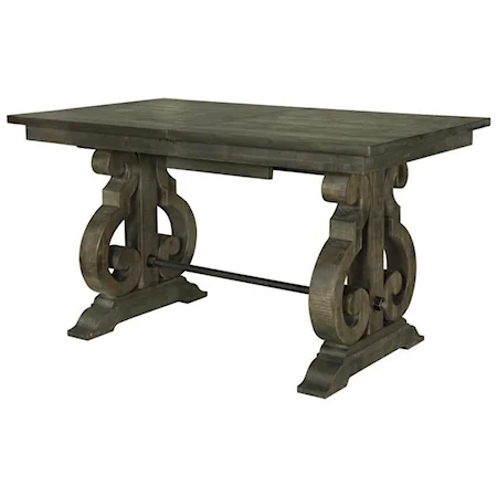Transitional Counter Height Table with Butterfly Leaf