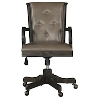 Traditional Upholstered Desk Chair