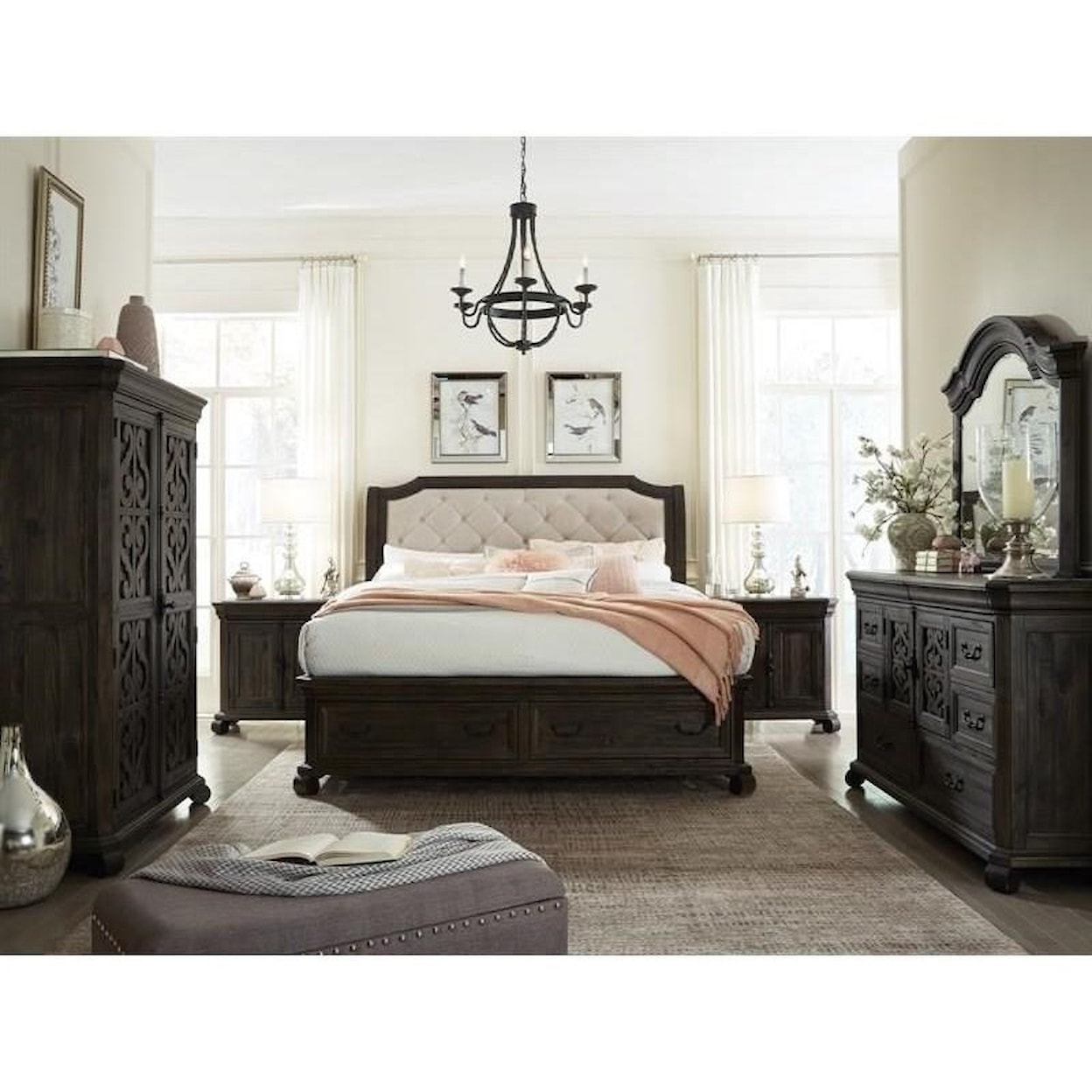 Magnussen Home Bellamy Bedroom Drawer Nightstand