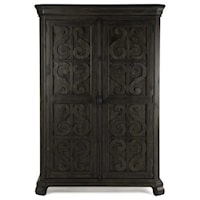 Traditional Chest with Scroll Accented Doors
