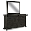 Magnussen Home Bellamy Bedroom Dresser and Mirror Set