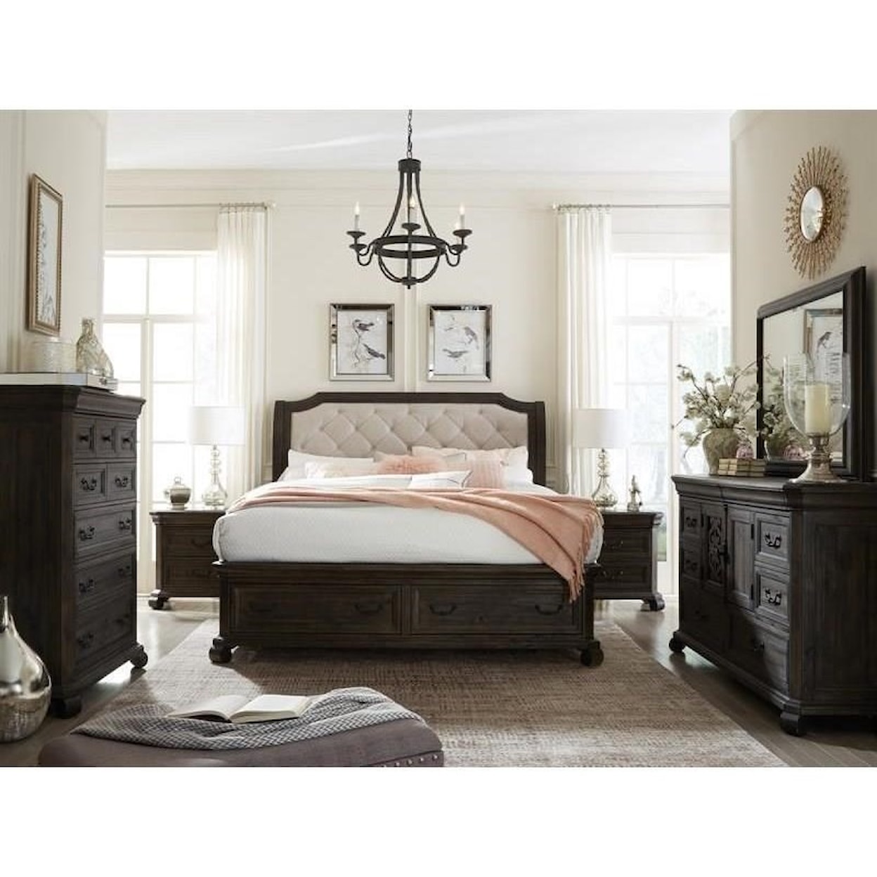 Magnussen Home Bellamy Bedroom Landscape Mirror