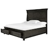 Magnussen Home Bellamy Bedroom Queen Panel Storage Bed