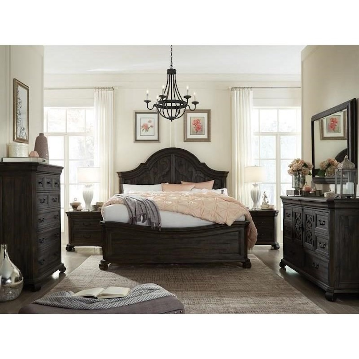 Belfort Select Aldie Springs Queen Shaped Panel Bed