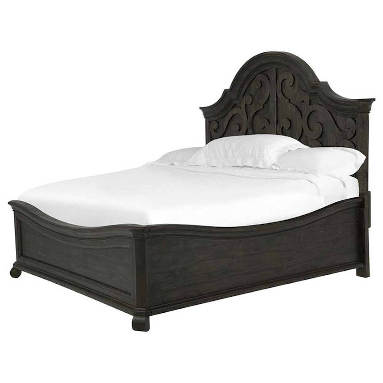 Magnussen Home Furniture Monterrey California King Shaped Panel Bed