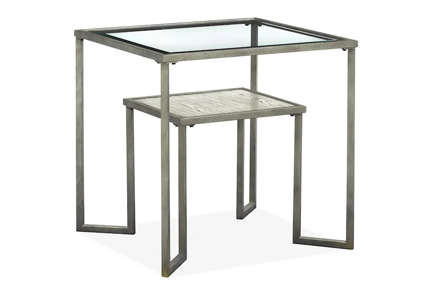 Bendishaw Occasional Tables Square End Table by Magnussen Home at Howell Furniture