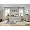 Magnussen Home Bronwyn Bedroom Dresser and Shaped Mirror Set