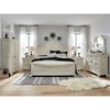 Magnussen Home Bronwyn Bedroom Dresser and Shaped Mirror Set