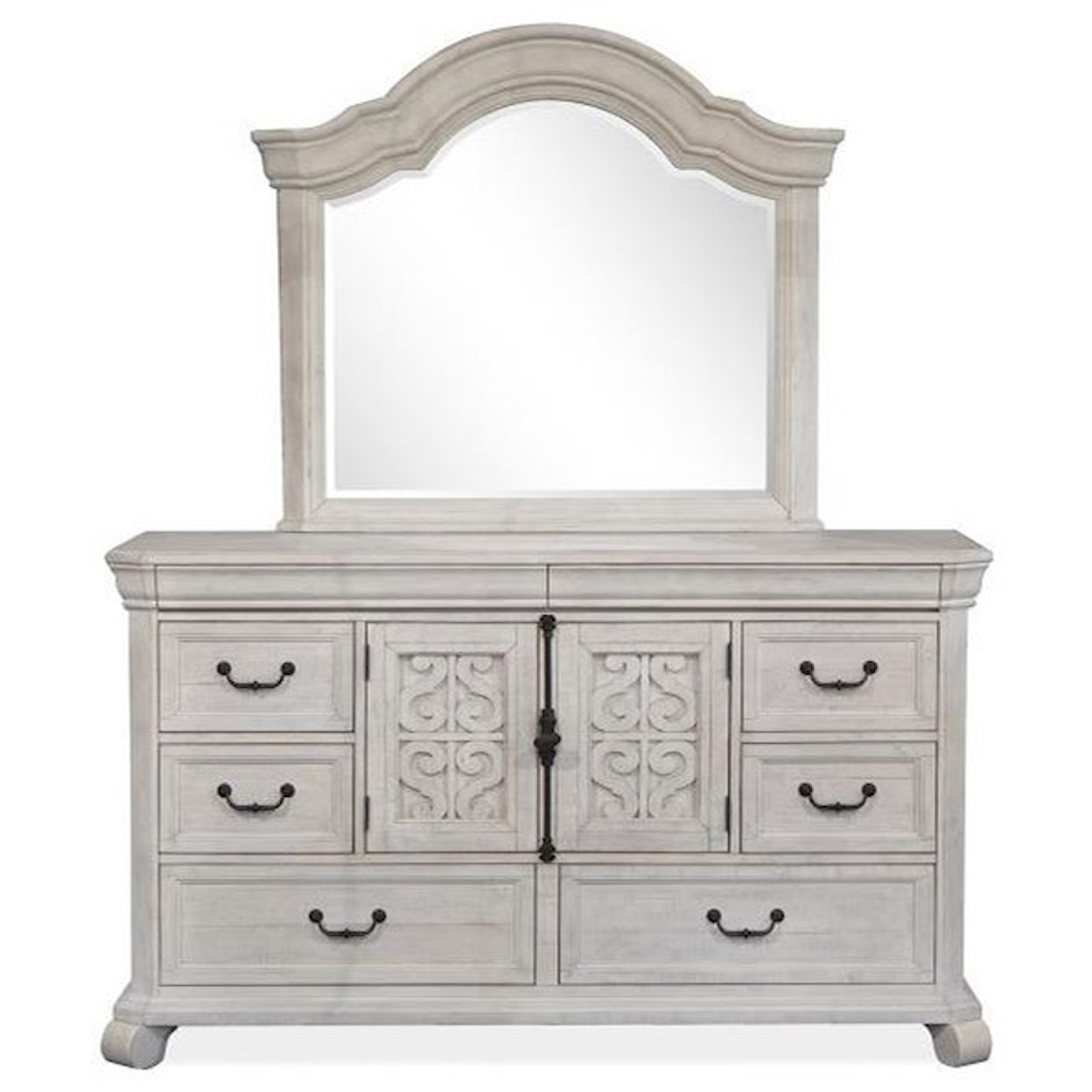 Magnussen Home Bronwyn Bedroom Shaped Mirror