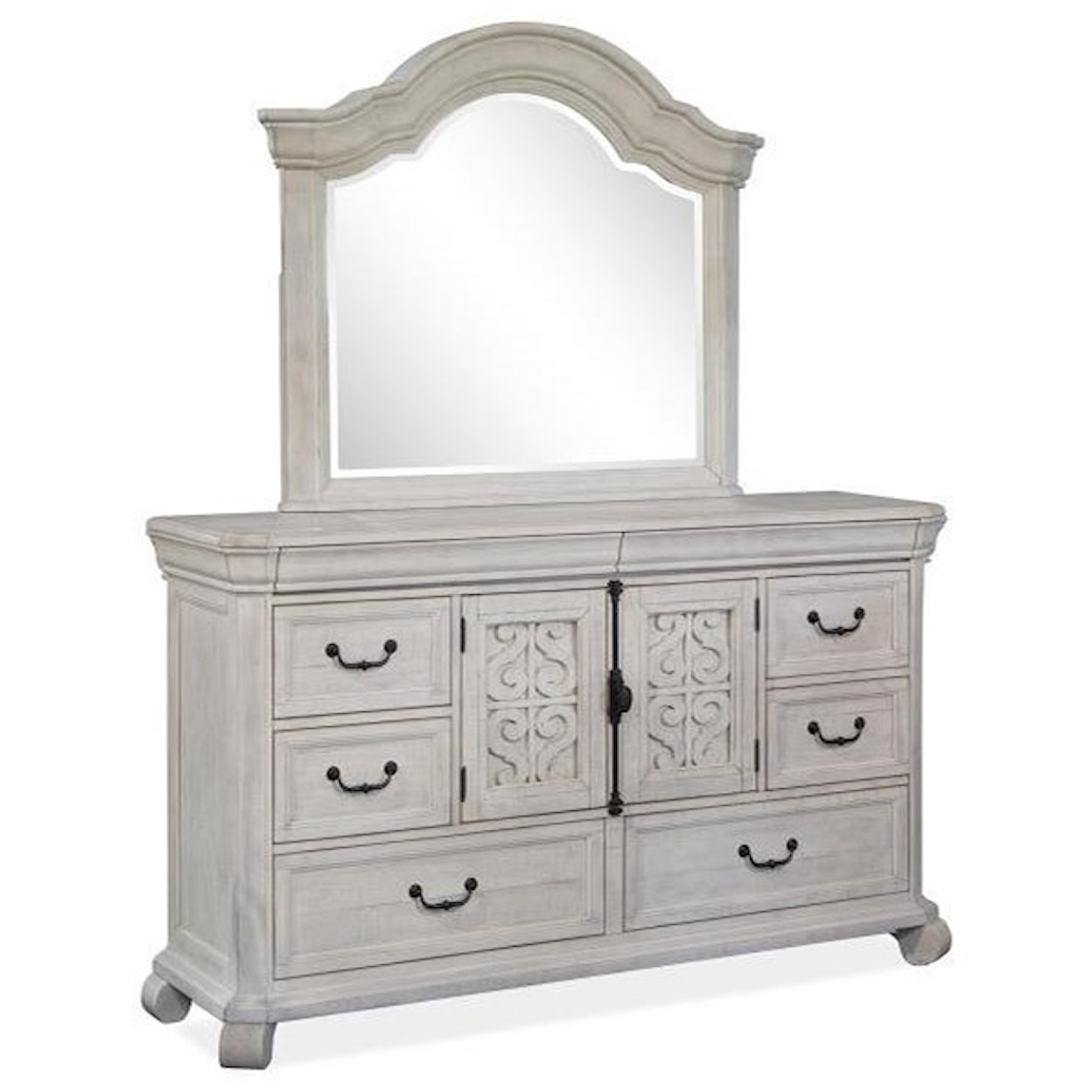 Magnussen Home Bronwyn Bedroom Shaped Mirror