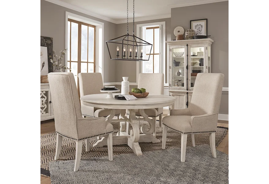 Bronwyn - D4436 5-Piece Dining Table Set by Magnussen Home at Z & R Furniture