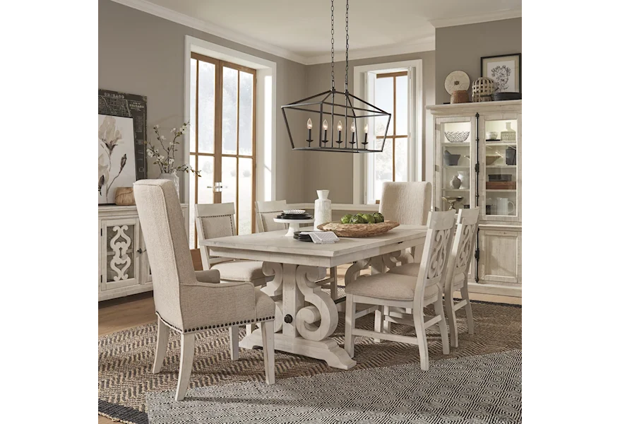 Bronwyn Dining 7-Piece Dining Table Set by Magnussen Home at Z & R Furniture