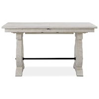 Rectangular Farmhouse Counter Height Table with Butterfly Leaf