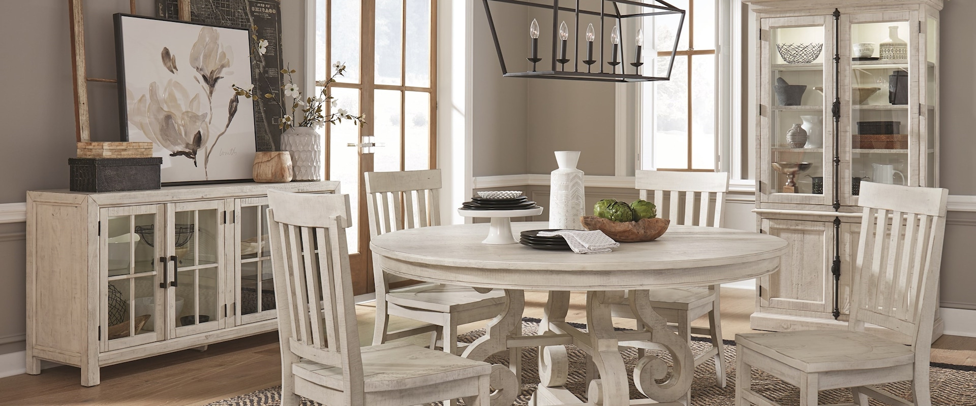 7-Piece Farmhouse Dining Room Group