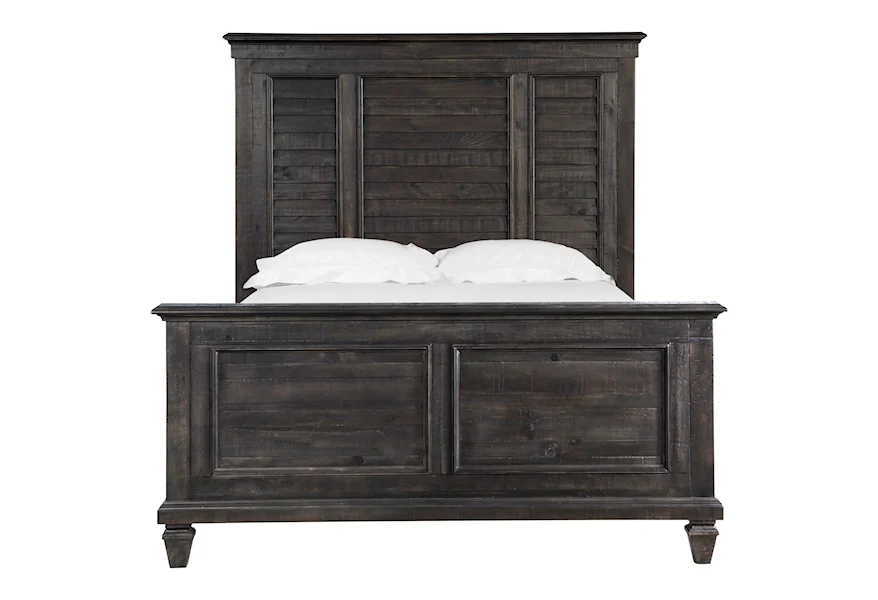 Calistoga Bedroom Queen Shutter Panel Bed by Magnussen Home at Sheely's Furniture & Appliance