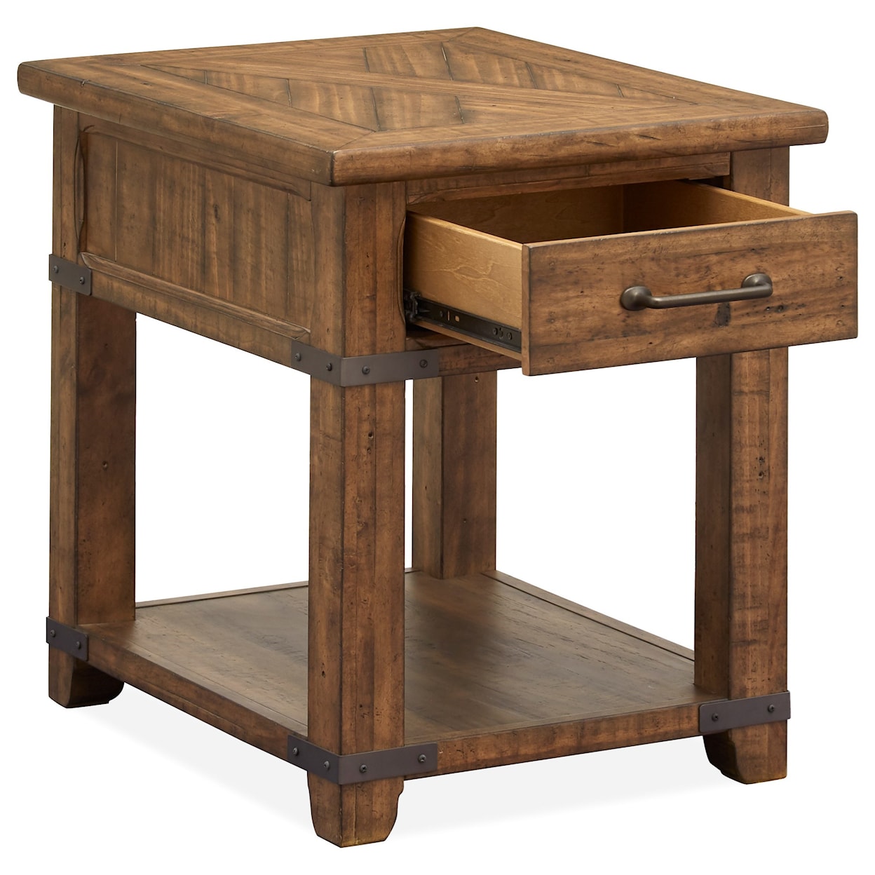 Magnussen Home Chesterfield Occasional Tables End Table