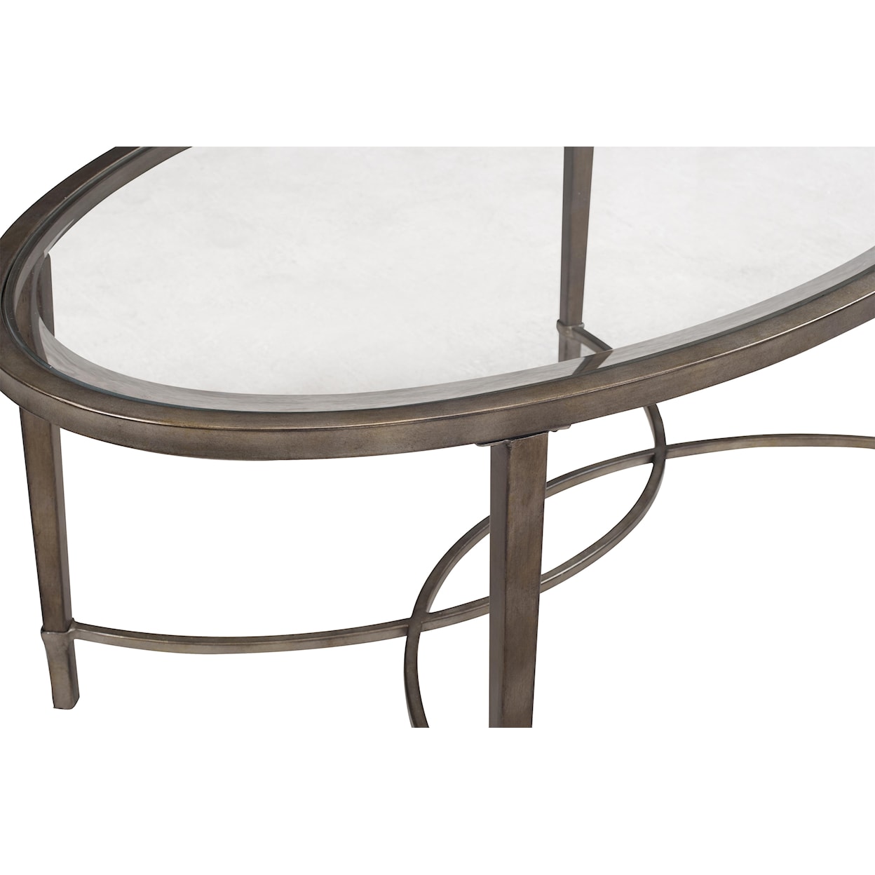 Magnussen Home Copia Occasional Tables Oval Cocktail Table