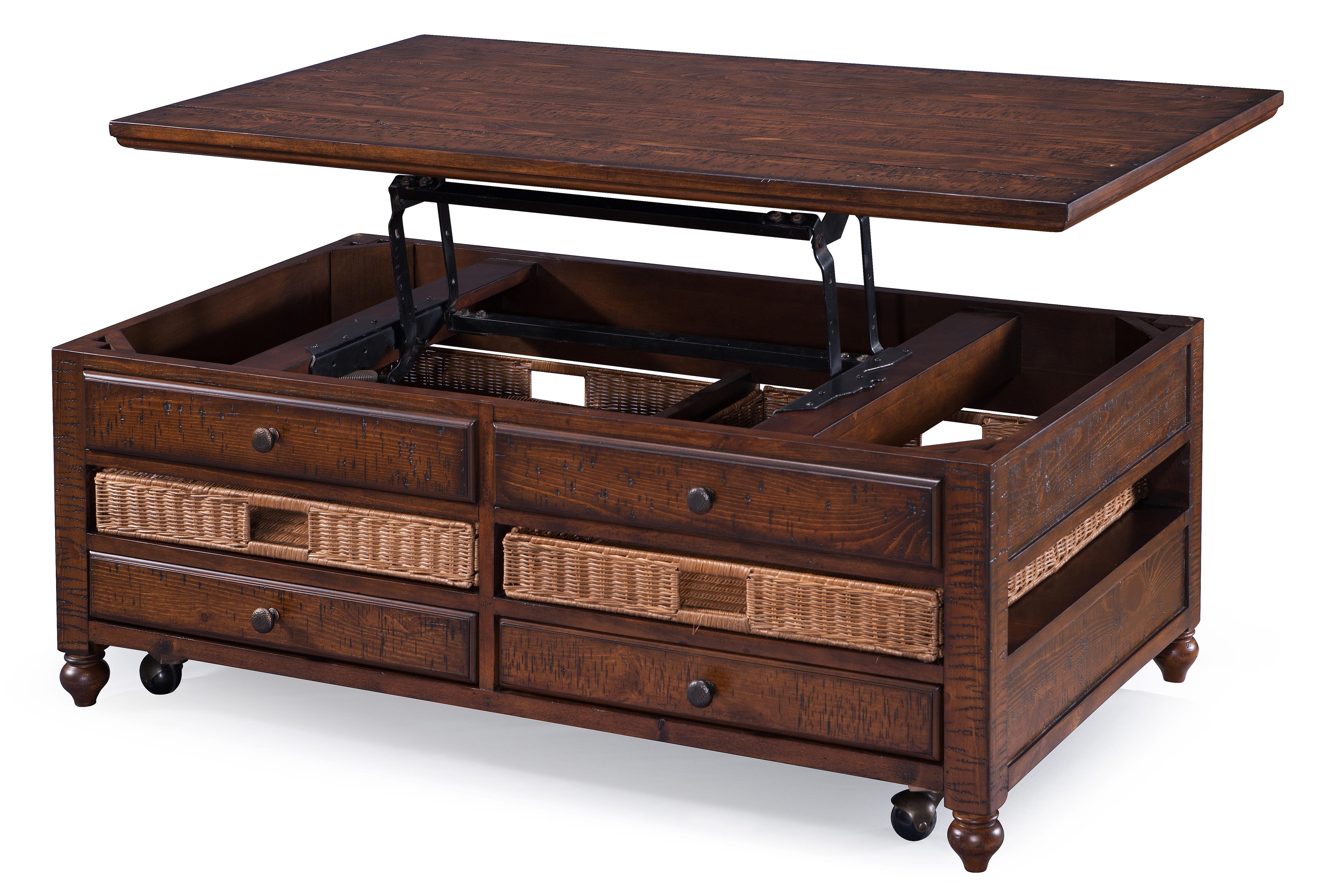 Rectangular Lift Top Cocktail Table