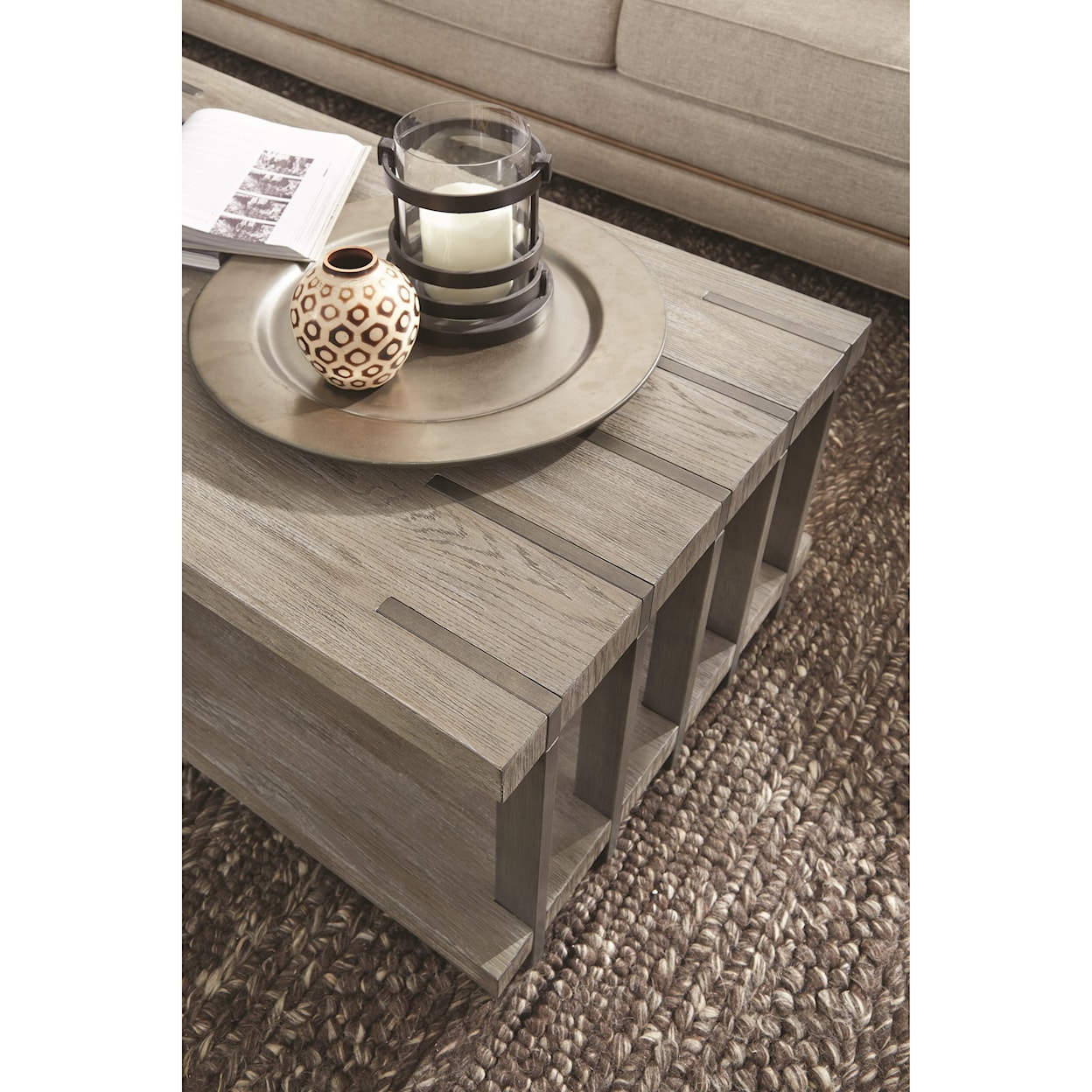 Magnussen Home Eldridge Occasional Tables Cocktail Table