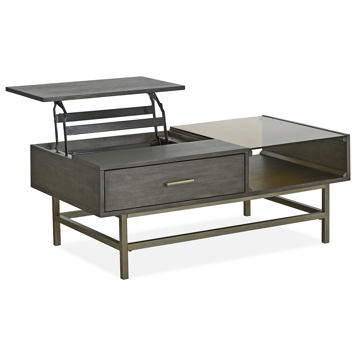 Magnussen Home Fulton Occasional Tables Lift Top Cocktail Table