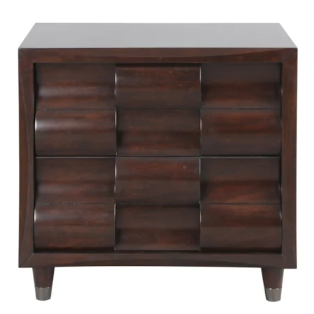 Contemporary Lateral File with Two Locking Drawers