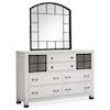 Magnussen Home Harper Springs Bedroom Shaped Mirror