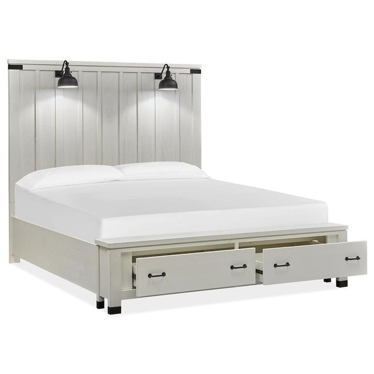 Magnussen Home Harper Springs Bedroom King Storage Panel Bed