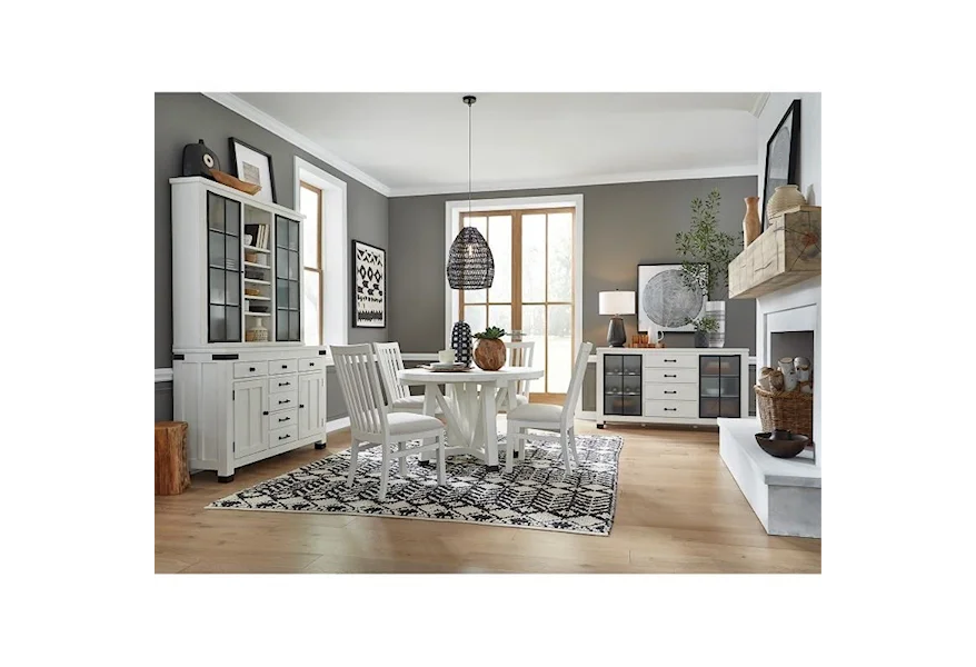 Harper Springs Dining Casual Dining Room Group by Magnussen Home at Stoney Creek Furniture 