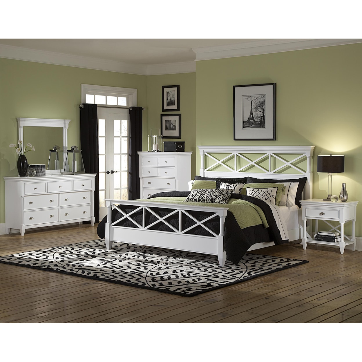 Magnussen Home Kasey Bedroom Open Nightstand