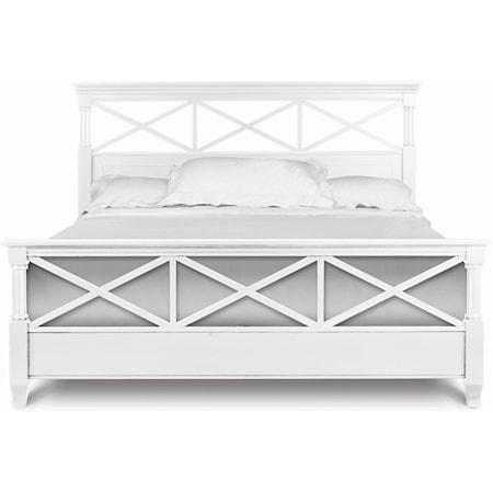 Cottage-Style Queen Panel Bed