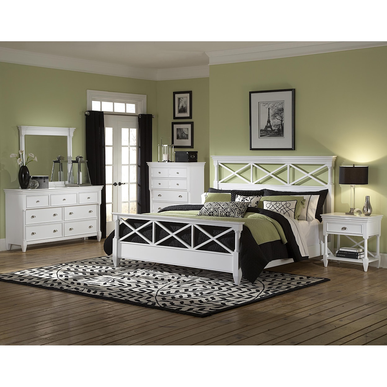 Magnussen Home Kasey Bedroom King Panel Bed