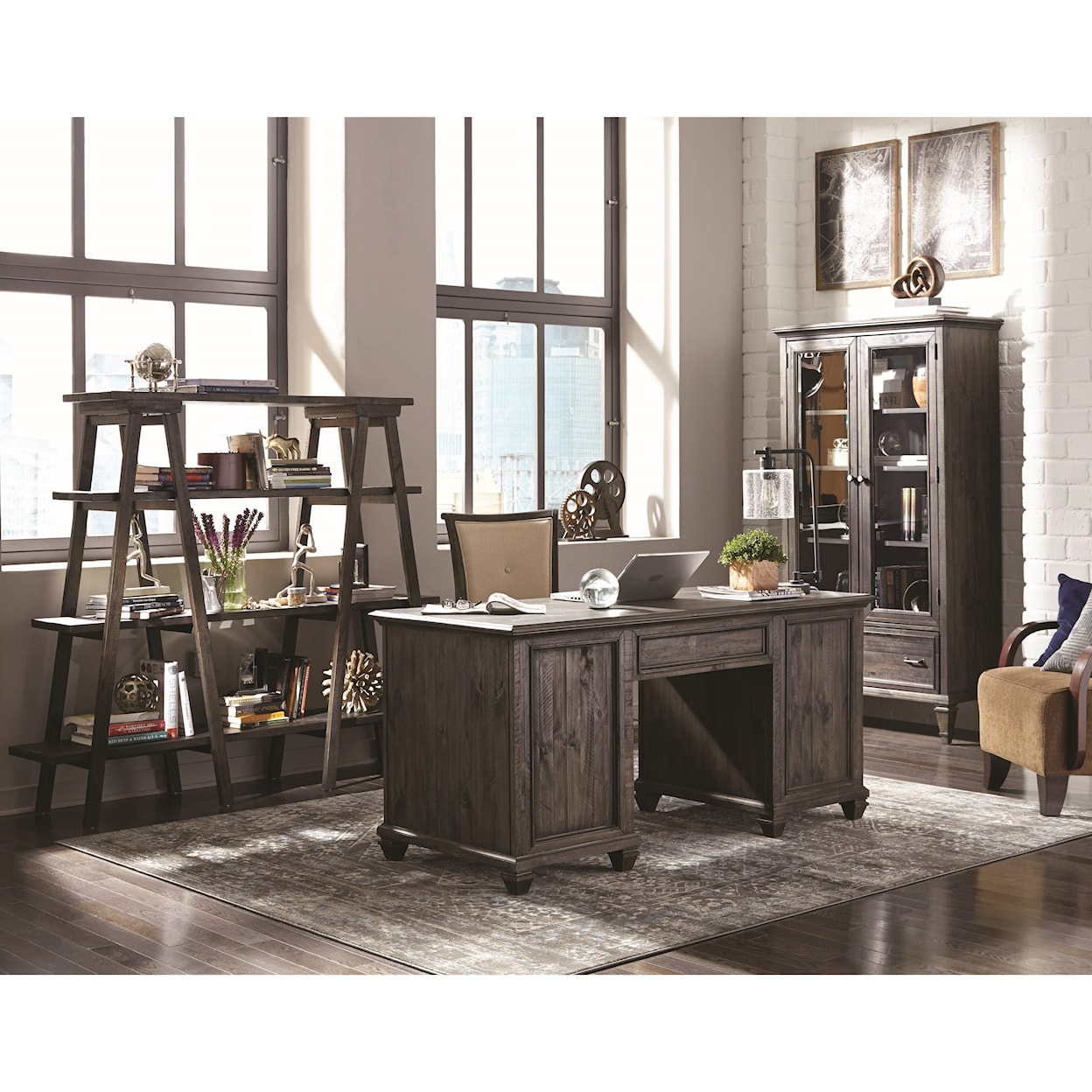 Magnussen Home Sutton Place Home Office Executive Desk