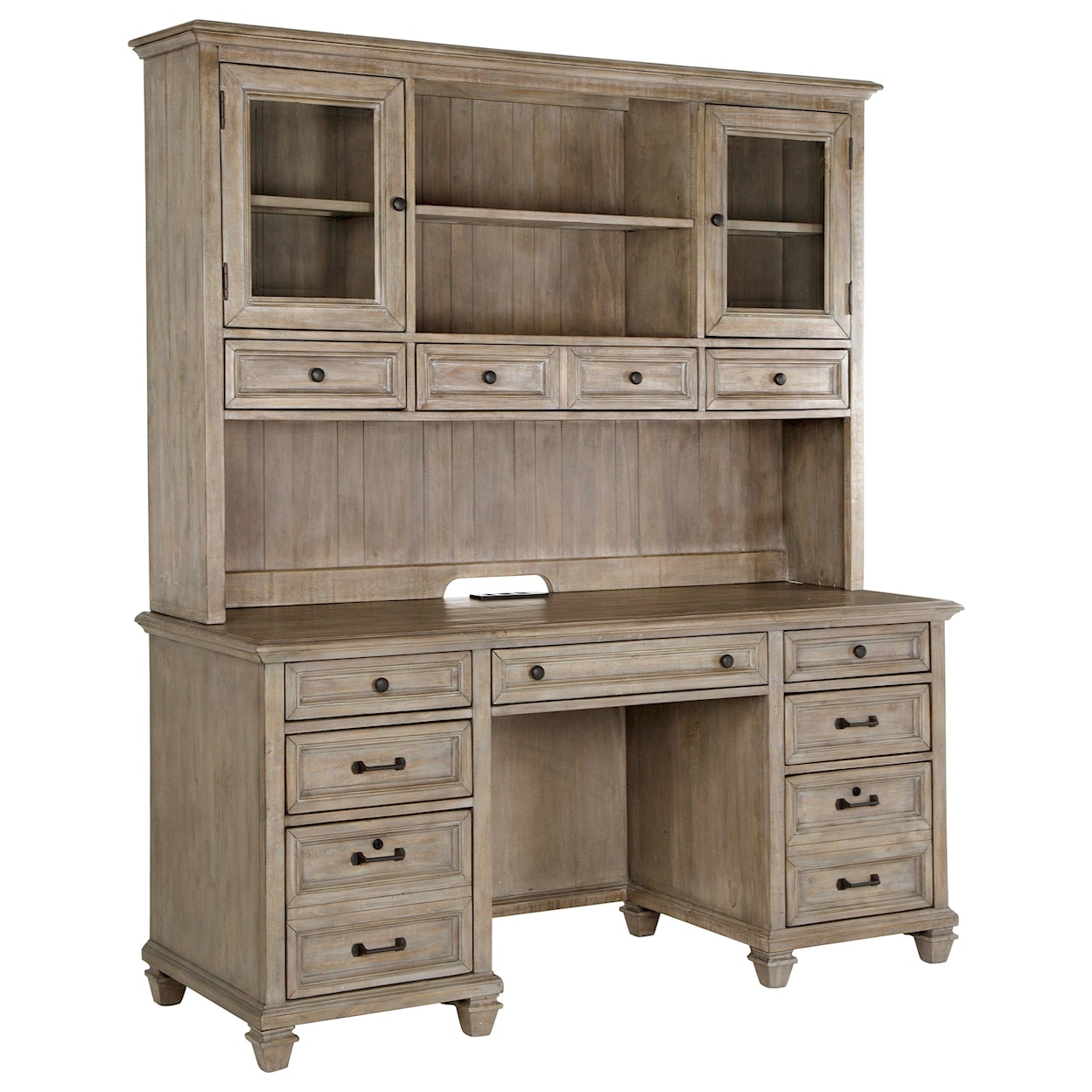 Magnussen Home Lancaster Home Office Credenza & Hutch