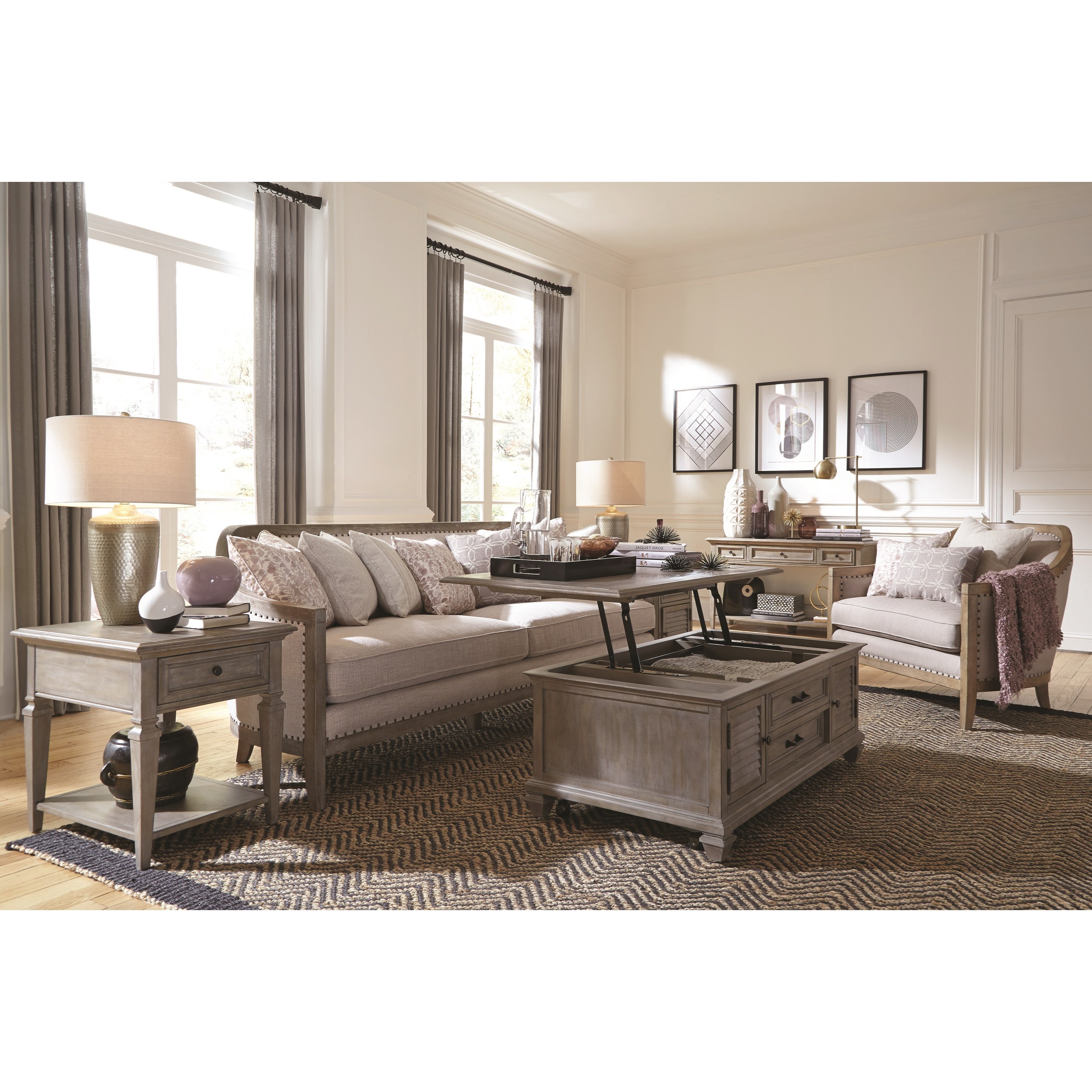 Magnussen Home Lancaster Cocktail Table